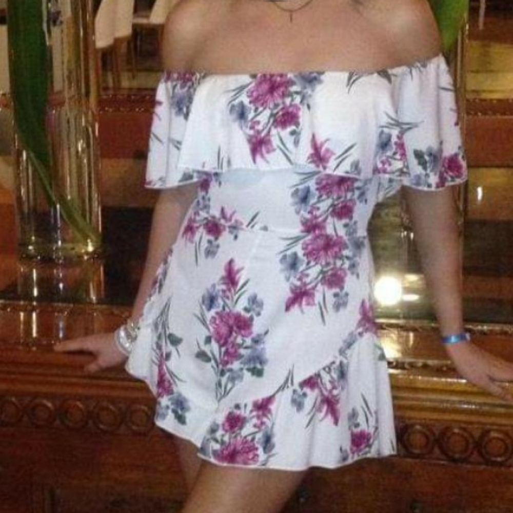 Floral Romper, Size M
